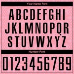 Fußballuniform Rosa Trikot Formen Rosa Mittel Geometrisch Schwarzlicht Sublimation Custom