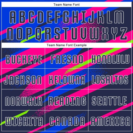 Fußball Figur Trikot Sublimation Custom Royal-Pink Uniform Navy