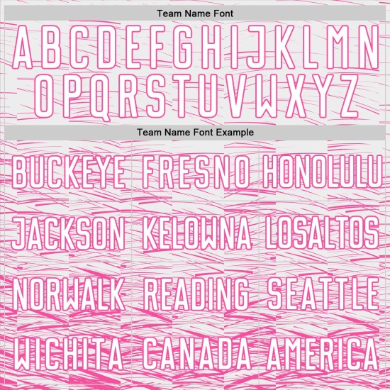 Uniform Sublimation Custom Jersey Fußball Weiß Rosa