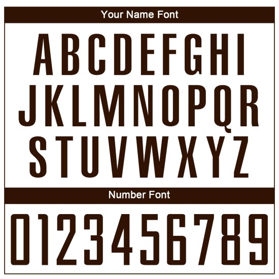 Jersey Sublimation Braun Fußball Uniform Weiß Custom